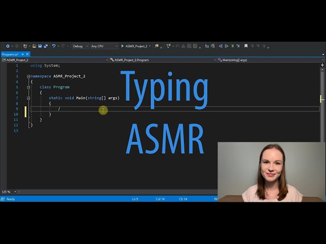 ASMR Beginner Coding Tutorial (Arrays & Methods, Typing Sounds)