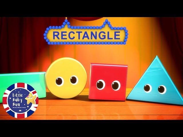 Learn Shapes | Learn English for Kids | Songs for Kids | Nursery Rhymes | Little Baby Bum