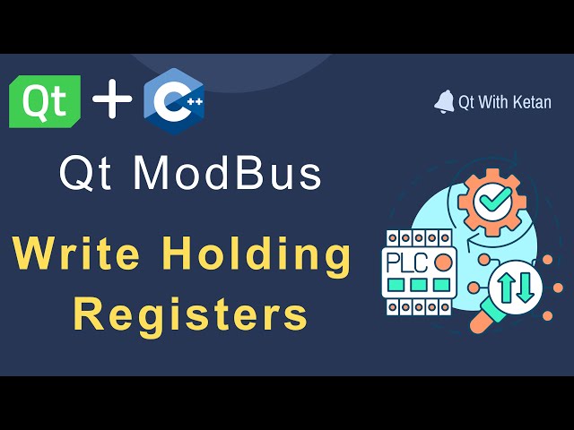 Qt Modbus Protocol | Write Multiple Holding Registers | Modbus TCP/IP | Modbus Client And Server