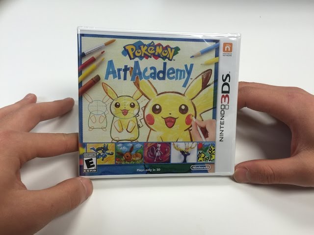 Pokemon Art Academy Unboxing!! (3DS)