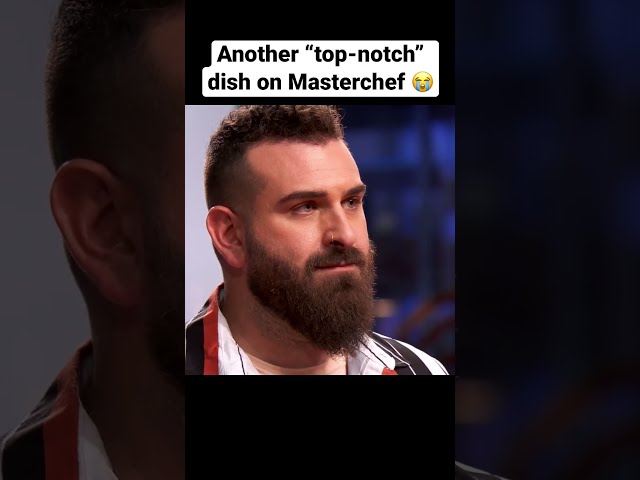 Another “top-notch” dish on Masterchef!