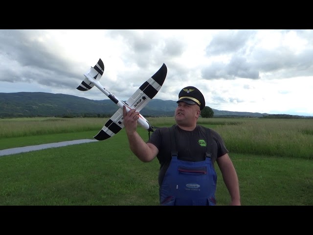 H-King Super Kinetic Sport Glider 815mm PNF Maiden flight