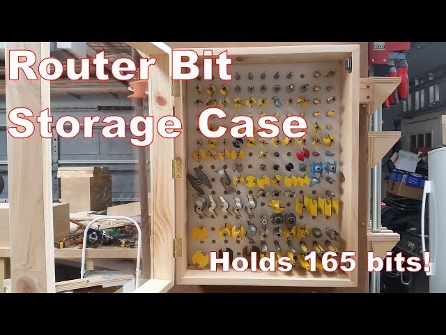 Router Bit Storage Case