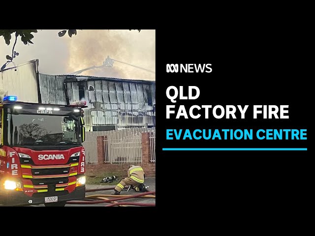 Logan storage facility destroyed by fire with evacuation centre established for locals | ABC News