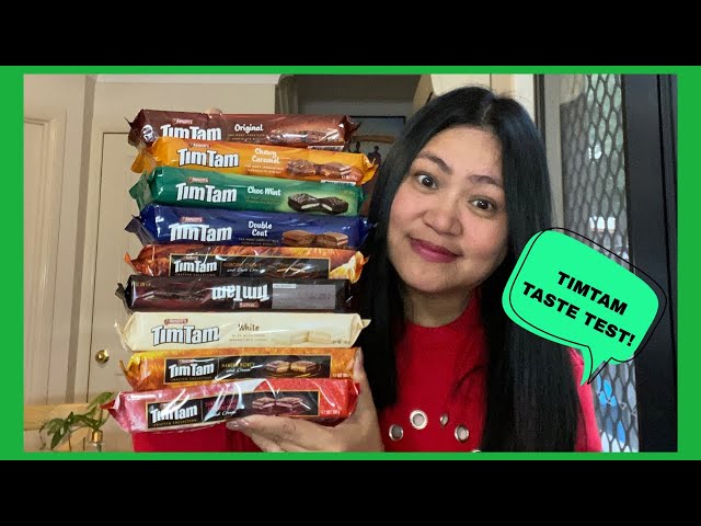 Filipina Trying All 9 Flavours Of TIM TAM AUSTRALIA 2020 | ShaSha Kolme