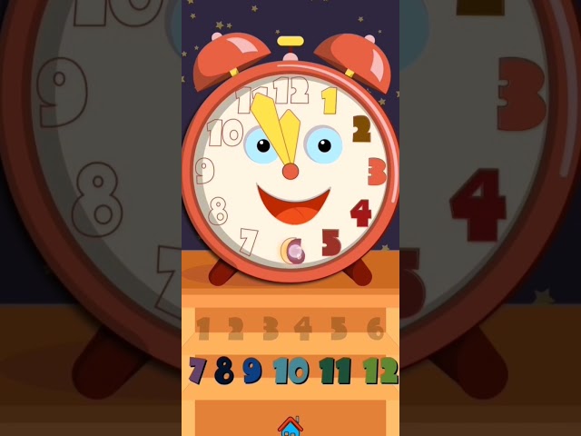 Learn Numbers with Mister Clock! #numbers #kids #english #game #math #counting