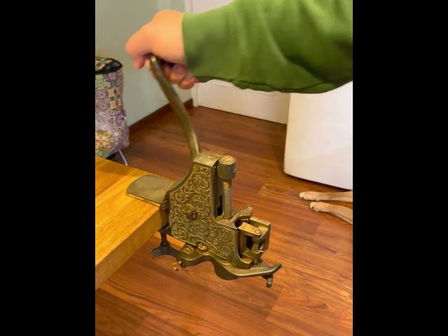 Antique Unique table corking machine