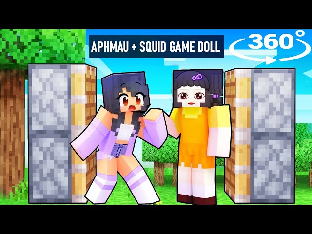 APHMAU + SQUID GAME DOLL = ??? In Minecraft 360°