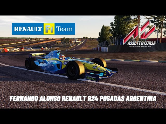 Assetto Corsa 2024 Fernando Alonso Renault R24 Posadas Argentina