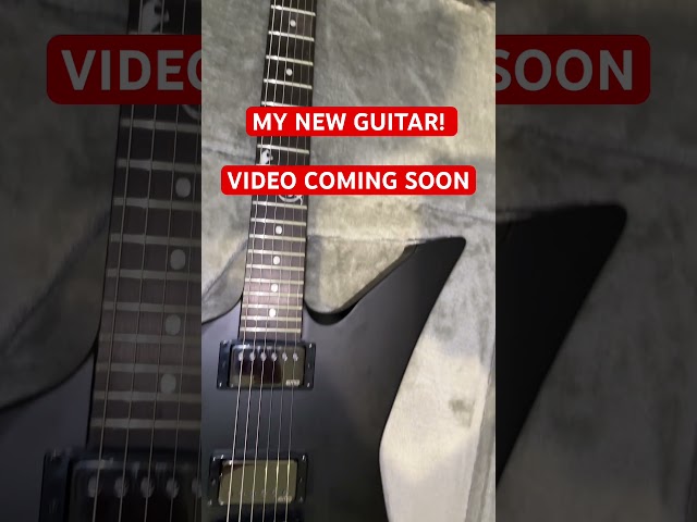 My new James Hetfield ESP LTD Snakebyte guitar!