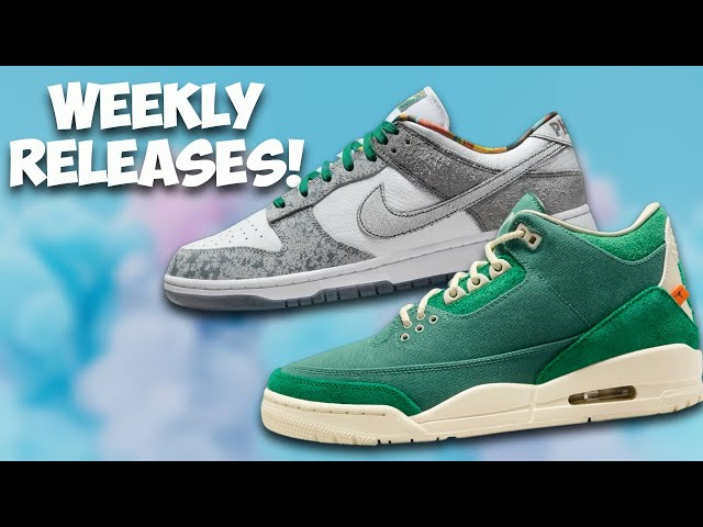 Weekly Releases Nina Chanel 3s, Philly Dunks & More!