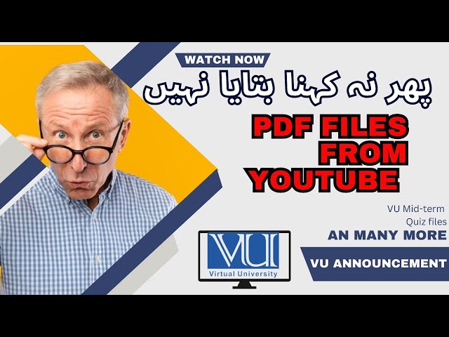How to Download PDF files from YouTube