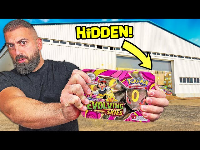 I Found a GIANT Warehouse with HIDDEN Pokemon Cards Inside!