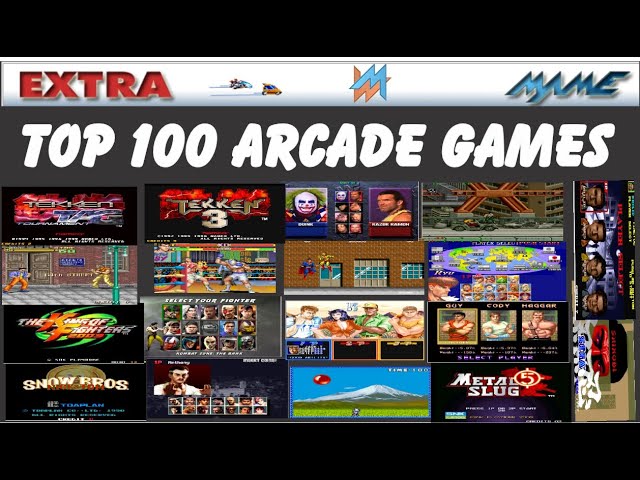 Top 100 Classic Arcade Games on ExtraMAME | Top 100 Games Countdown | Best of the Best | Emulator
