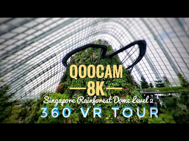 Qoocam 8K - Singapore Cloud Forest Level 2 (360 VR Experience)