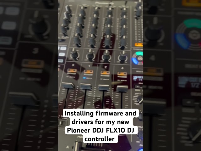 Installing Pioneer FLX10 DJ controller firmware and drivers #flx10 #pioneerdj