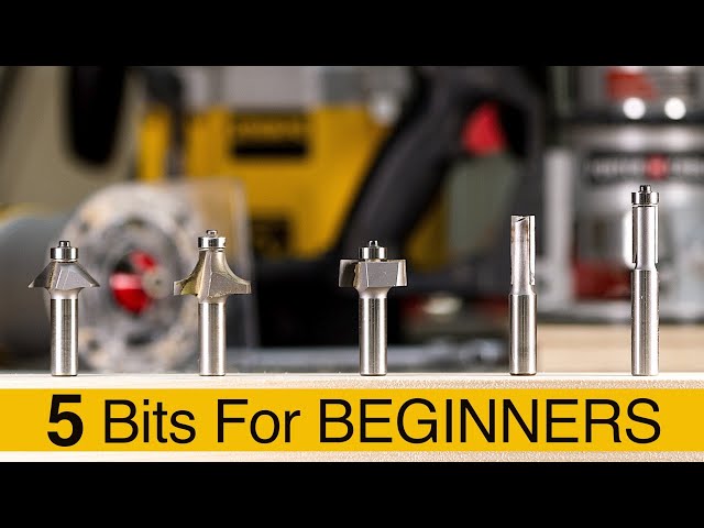 The Best Router Bits For Beginners