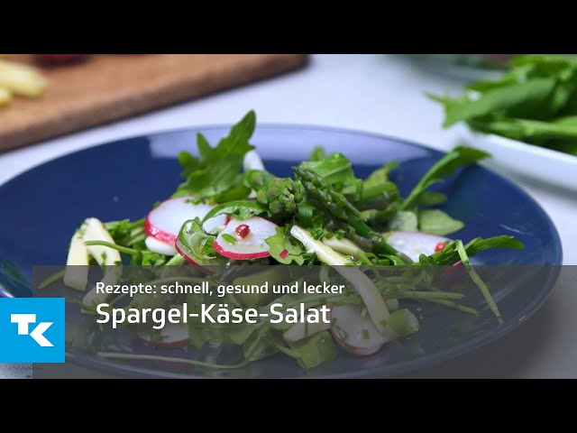 Spargel-Käse-Salat