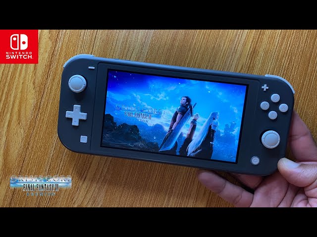 Crisis Core -Final Fantasy VII- Reunion Nintendo Switch Lite Gameplay