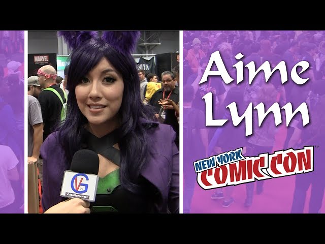 Meeting Aime Lynn at New York Comic con (Exclusive VGH Interview) Wild Star MMORPG