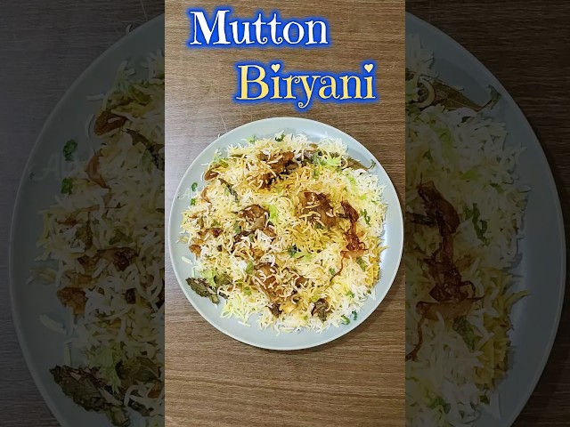 Delicious Andhra Restaurant Style Mutton Dum Biriyani #food #recipe #aldrinskitchen