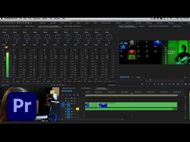 How to Edit Video with Multicam Sequence | Adobe Premiere Pro CC | Creative Cloud