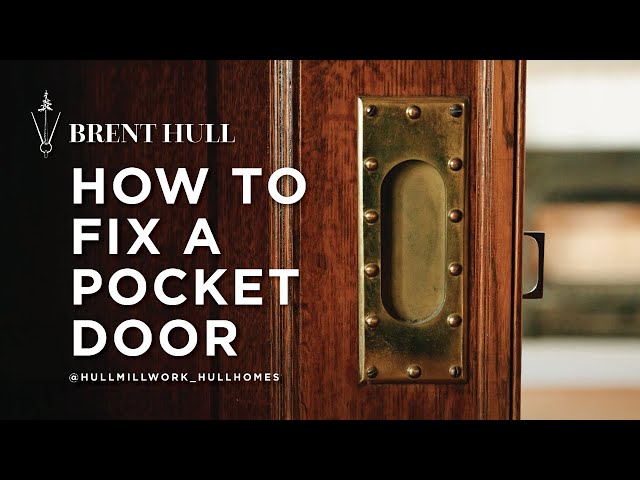 Historic Pocket Door fix- How to get your doors working again