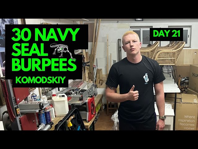 30 Navy SEAL Burpees! Day 21 of 30