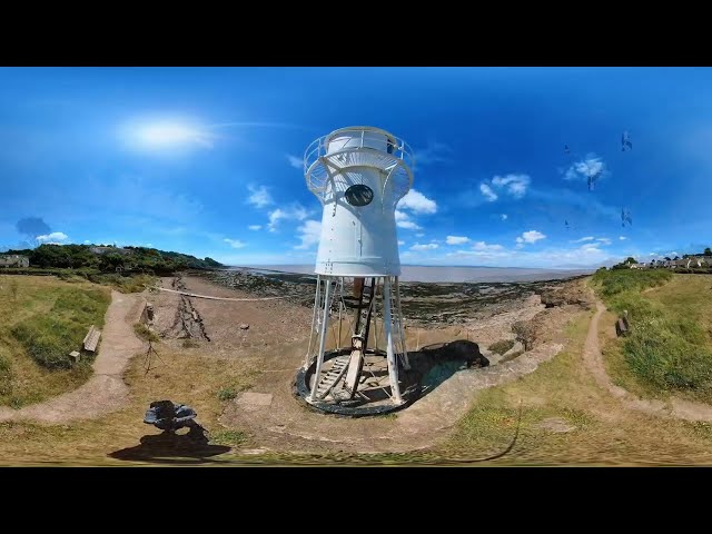VR 360 tour of the Sugar Loaf Beach and The Black Nore Lighthouse