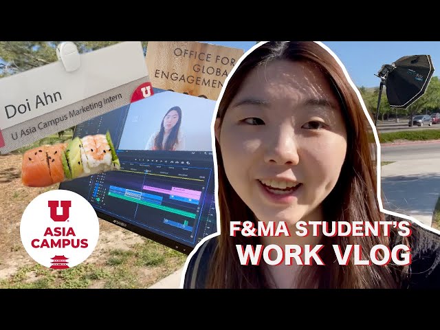 Work Vlog: A Day in the Life of a Film & Media Arts Student - Marketing Intern & Animator