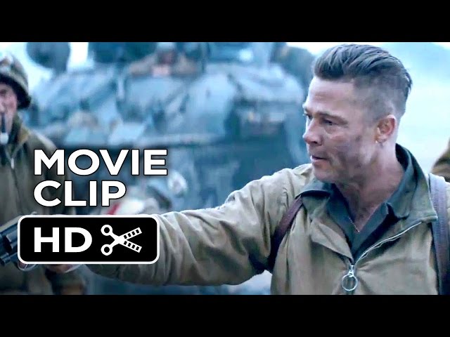 Fury Official Movie Clip - I Can't Do It (2014) - Brad Pitt War Movie HD