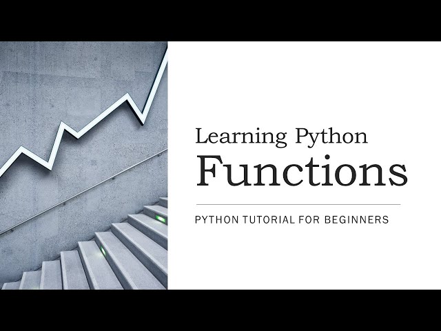 #9 - Functions with Arguments in Python