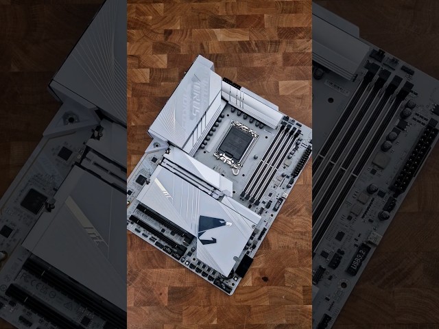 #UNBOXING World Exclusive, @AORUS #Z790 PRO X - An all white stunner!! #motherboard #pcmr