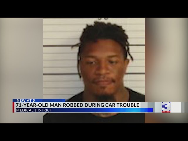 Man robs 71-year-old who was having car trouble, police say