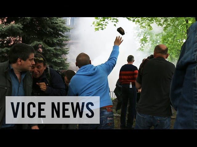 Rocks and Rubber Bullets in Donetsk Police Standoff: Russian Roulette in Ukraine (Dispatch 32)