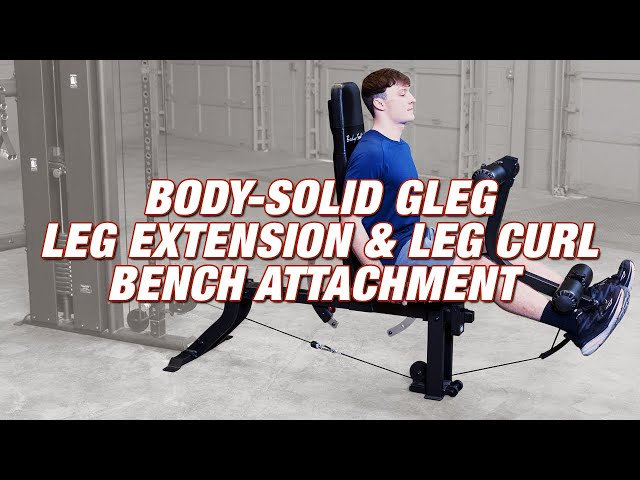 Body-Solid GLEG Leg Extension & Leg Curl Bench Attachment