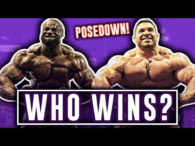 HD Footage 🎥 Derek Lunsford VS Samson Dauda: Epic Mr Olympia Posedown! WHO WINS? | 19 Weeks Out
