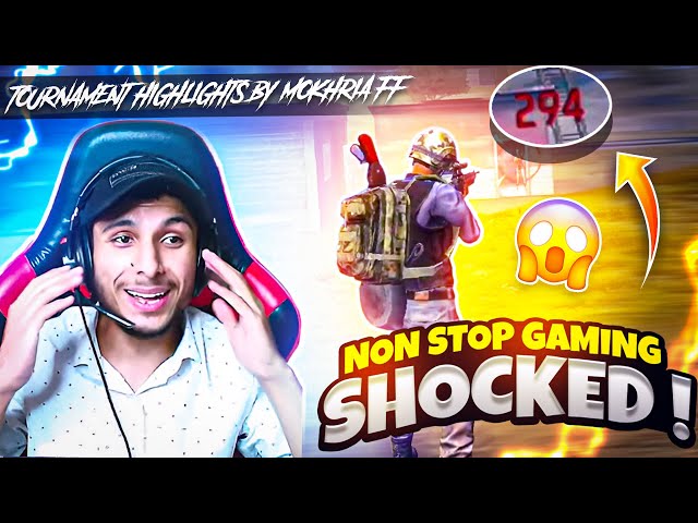 FREE FIRE 🔥 TOURNAMENT HIGHLIGHTS 🏆BY MOKHRIA FF 👑 NONSTOP GAMING SHOCKED 😮
