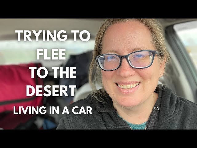 Living in a Car || Trying to Flee to the Desert