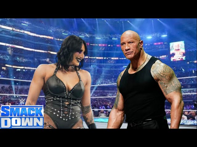 WWE Full Match - Rhea Ripley Vs. The Rock : SmackDown Live Full Match