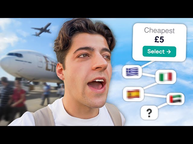 I Took the Cheapest Flight Everyday and Ended up in...