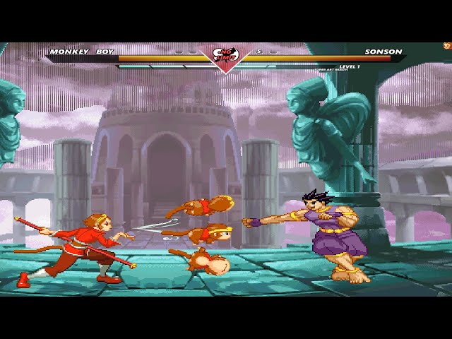 Monkey Boy Vs Sonson | Mugen Fighting Games