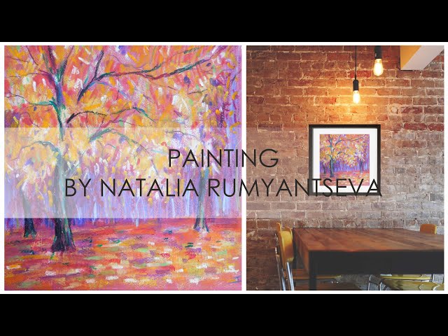 Pastel Landscape Painting Video - The Golden Autumn by Natalia Rumyantseva