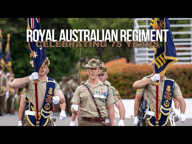 ADF | Royal Australian Regiment celebrates 75 years #ausarmy