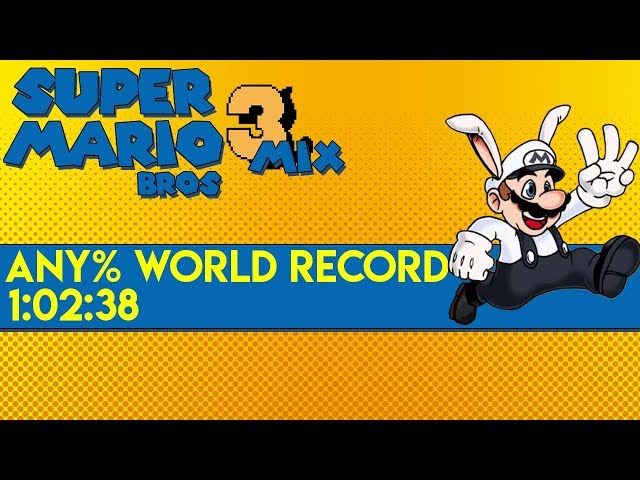 Super Mario Bros. 3Mix Any% Former World Record 1:02:38