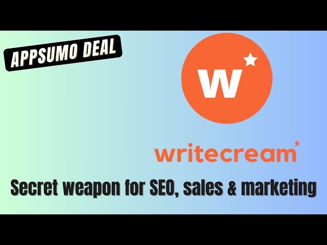 WriteCream Review - How To Use WriteCream Lifetime Deal