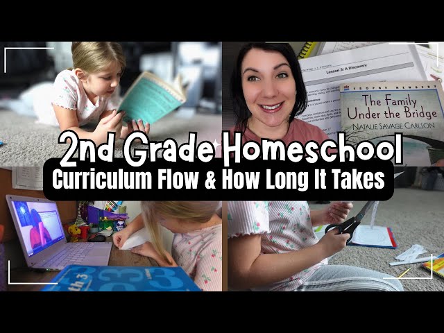 2nd Grade Homeschool Day - Routine and Curriculum + How Long our Homeschool Day Takes!
