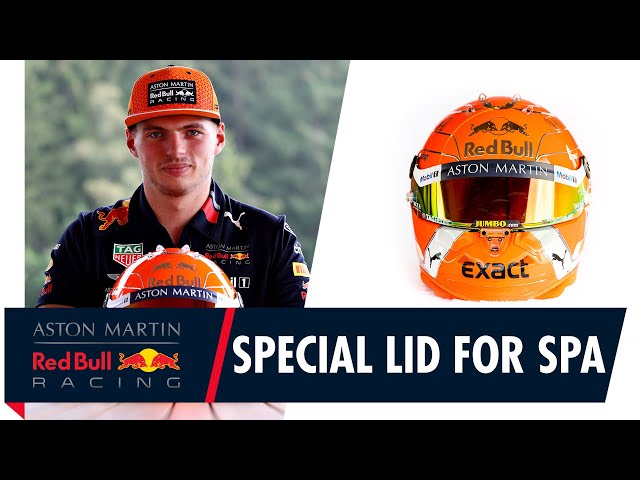 Special Lid For Spa | Max Verstappen Reveals His Belgian GP Helmet