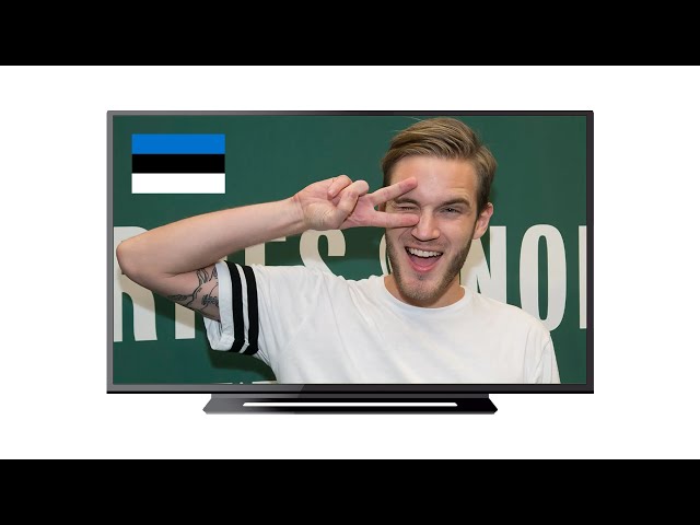 PewDiePie on Estonian TV (Kanal 2)