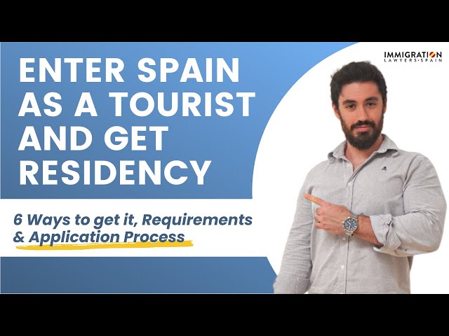How to ENTER SPAIN as a TOURIST and Get RESIDENCY  🌎🧳 Your 6 Different Options Explained